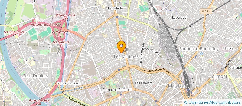 localisation de l'entreprise MONSIEUR RACHID FERCHICHI  TOULOUSE