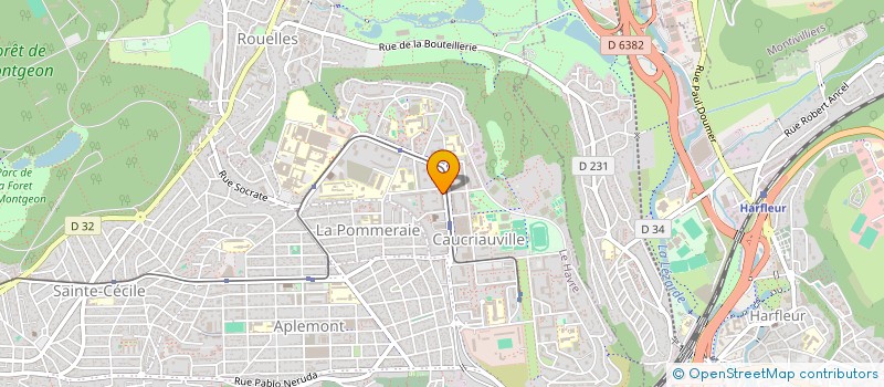 localisation de l'entreprise MONSIEUR RACHID FES  LE HAVRE