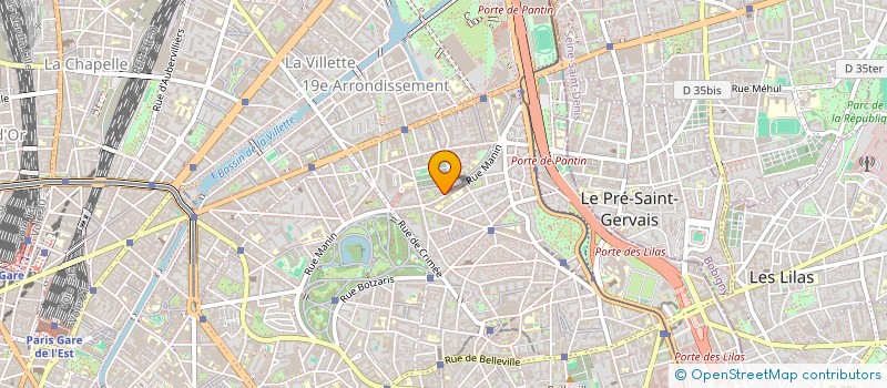 localisation de l'entreprise MONSIEUR RACHID GHEZZAZ  PARIS