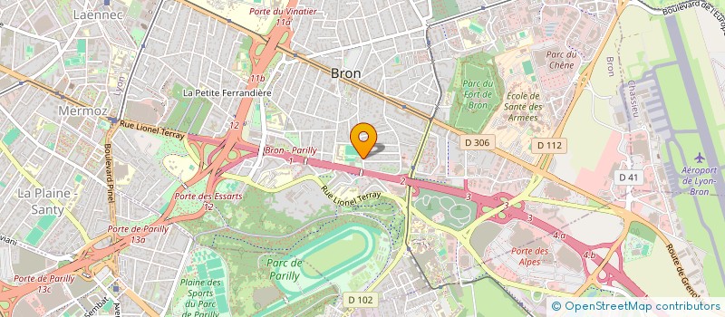 localisation de l'entreprise MONSIEUR RACHID GHILASSI  BRON