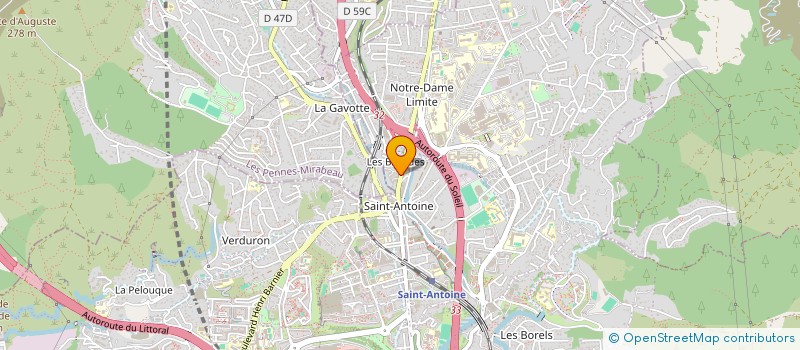 localisation de l'entreprise MONSIEUR RACHID GNAOUI à MARSEILLE