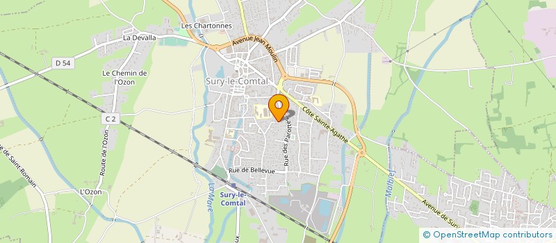localisation de l'entreprise MONSIEUR RACHID GRARI à SURY-LE-COMTAL