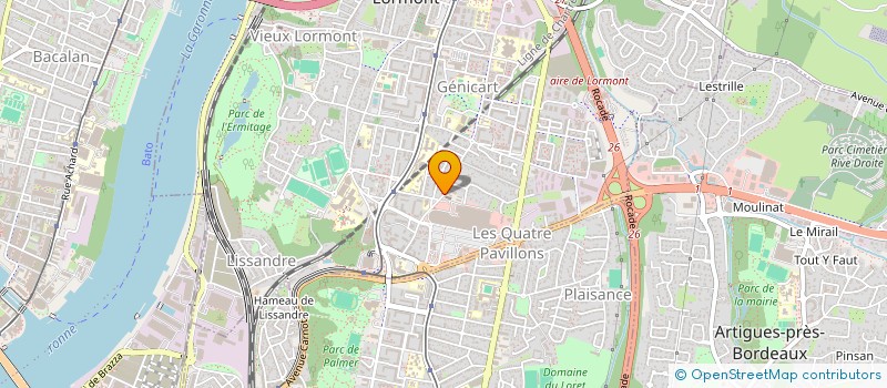 localisation de l'entreprise MONSIEUR RACHID GUEMILI  LORMONT