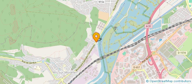 localisation de l'entreprise MONSIEUR RACHID GUENANA  ARS-SUR-MOSELLE