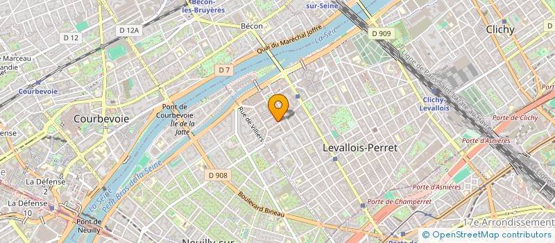 localisation de l'entreprise MONSIEUR RACHID GUENDOUZE à LEVALLOIS-PERRET