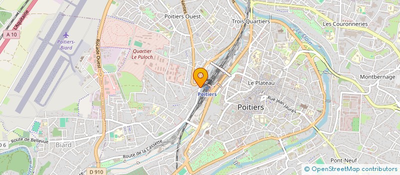 localisation de l'entreprise MONSIEUR RACHID GUENNOUN à POITIERS