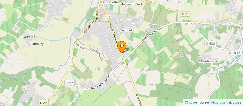 localisation de l'entreprise MONSIEUR RACHID HABBOUBA  FRONTON