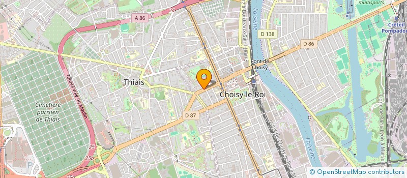 localisation de l'entreprise MONSIEUR RACHID HABHAB  CHOISY-LE-ROI