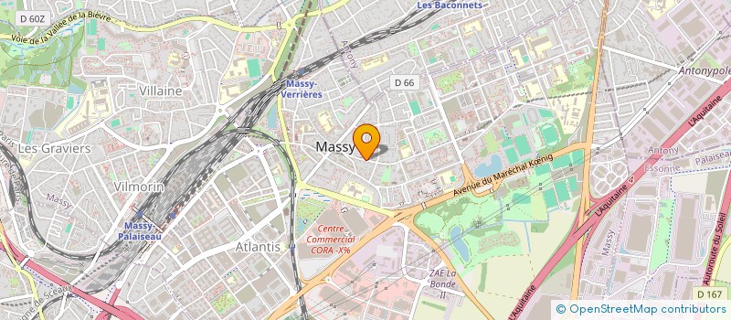 localisation de l'entreprise MONSIEUR RACHID HADDOU à MASSY