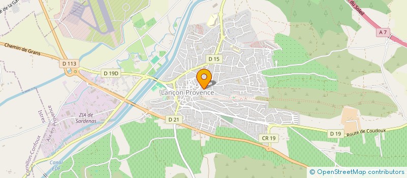 localisation de l'entreprise MONSIEUR RACHID HADDOUCHE  LANCON-PROVENCE