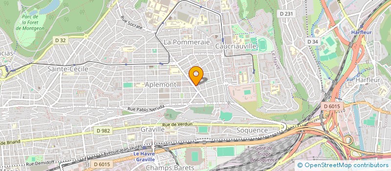 localisation de l'entreprise MONSIEUR RACHID HAMA à LE HAVRE