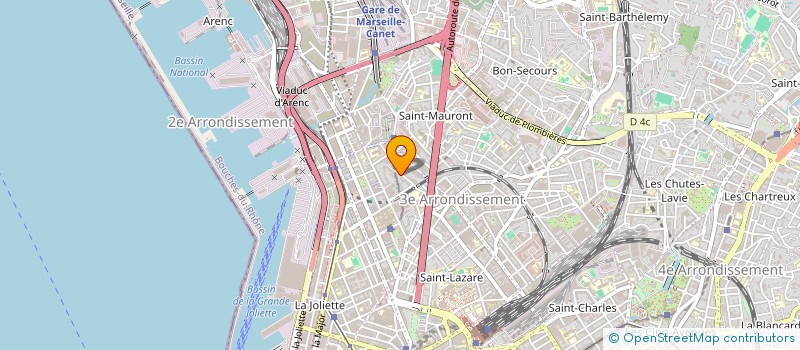 localisation de l'entreprise MONSIEUR RACHID HAMOURIT à MARSEILLE