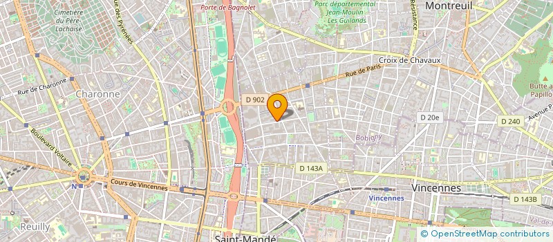 localisation de l'entreprise MONSIEUR RACHID HAMZAOUI à MONTREUIL