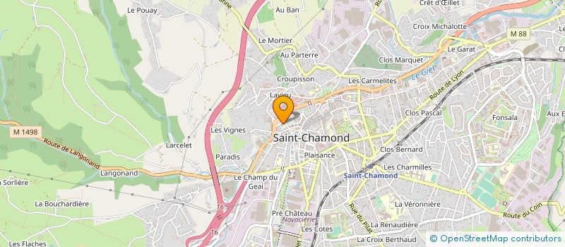 localisation de l'entreprise MONSIEUR RACHID HANI à SAINT-CHAMOND