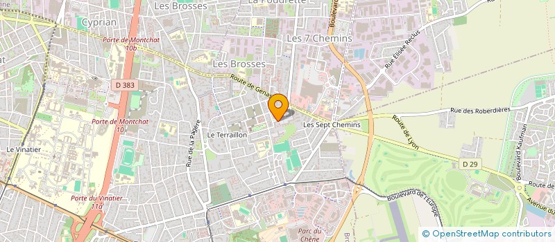localisation de l'entreprise MONSIEUR RACHID HAOIRICH à BRON