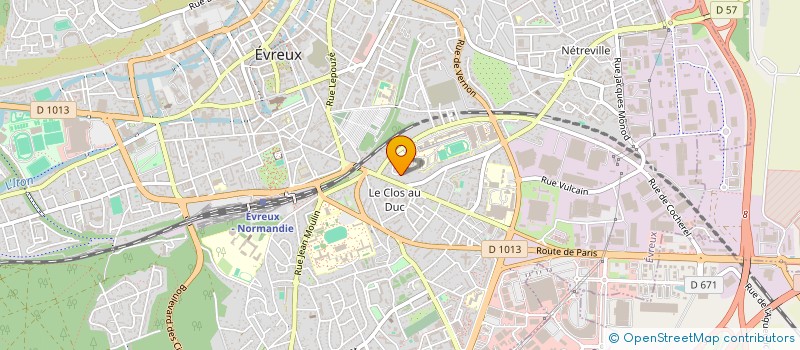 localisation de l'entreprise MONSIEUR RACHID HAOUES à EVREUX