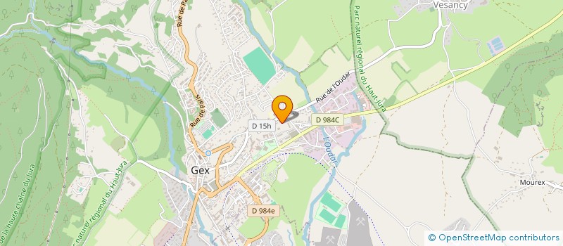 localisation de l'entreprise MONSIEUR RACHID HARKATI  GEX