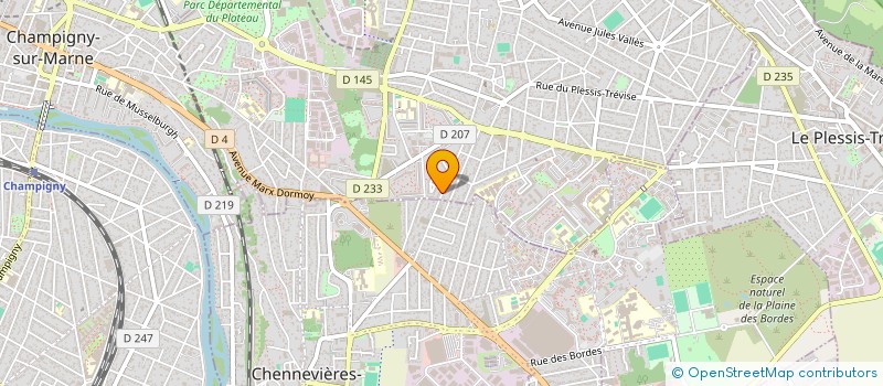 localisation de l'entreprise MONSIEUR RACHID HARTOUN à CHAMPIGNY-SUR-MARNE