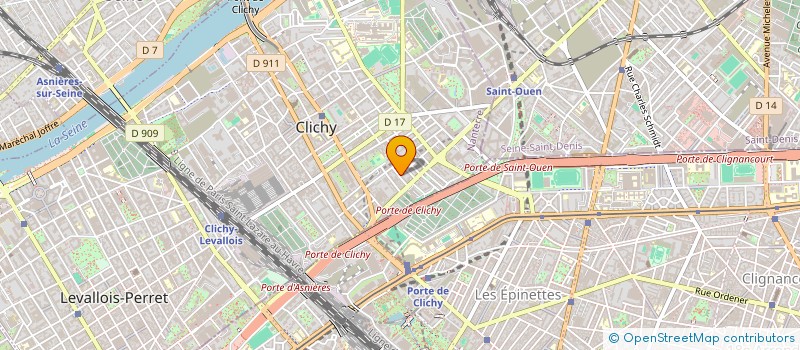 localisation de l'entreprise MONSIEUR RACHID HAYOUNA à CLICHY