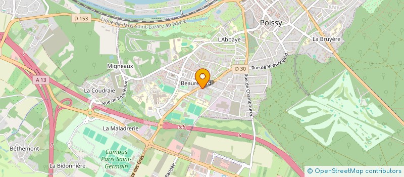 localisation de l'entreprise MONSIEUR RACHID HEDDOUCH  POISSY