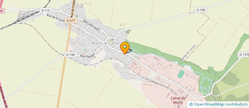localisation de l'entreprise MONSIEUR RACHID HELLALET à MAILLY-LE-CAMP