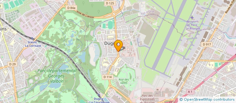 localisation de l'entreprise MONSIEUR RACHID HFA  DUGNY