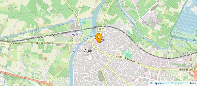 localisation de l'entreprise MONSIEUR RACHID HMIRI à AGDE