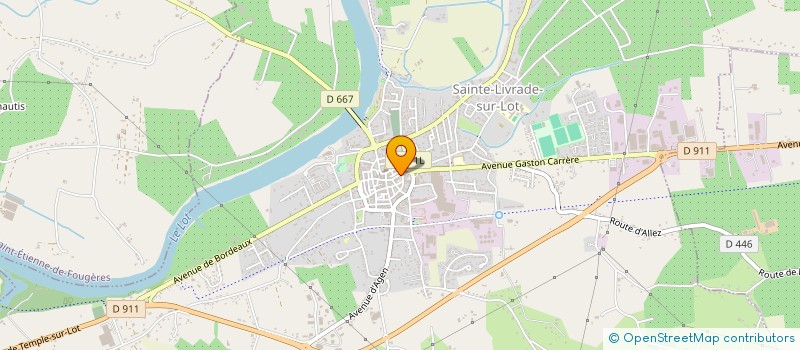 localisation de l'entreprise MONSIEUR RACHID HOUANOH  SAINTE-LIVRADE-SUR-LOT