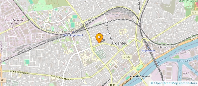 localisation de l'entreprise MONSIEUR RACHID ID BRIK  ARGENTEUIL