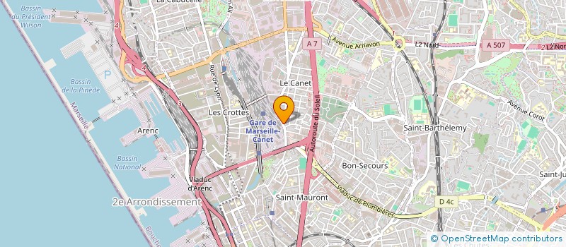 localisation de l'entreprise MONSIEUR RACHID IDRISSI MESBAHI à MARSEILLE