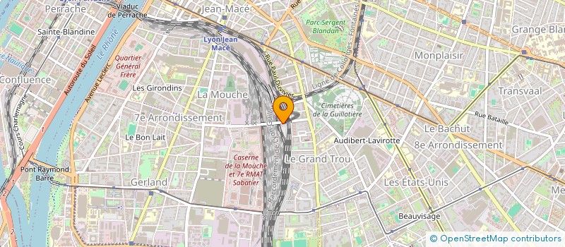 localisation de l'entreprise MONSIEUR RACHID IGLI  LYON