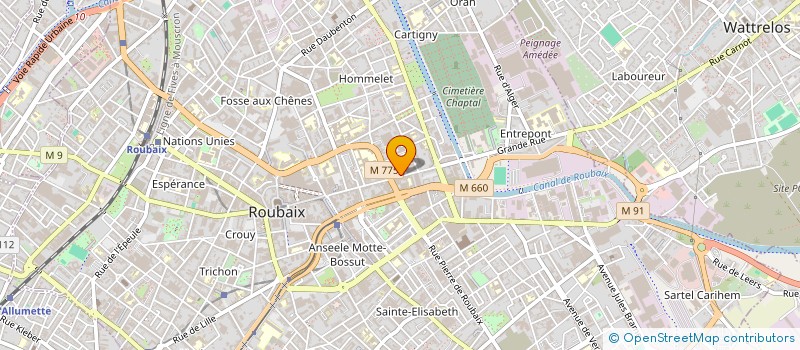 localisation de l'entreprise MONSIEUR RACHID IRAD à ROUBAIX