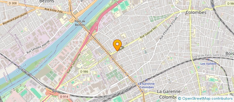 localisation de l'entreprise MONSIEUR RACHID IZEKKI à COLOMBES