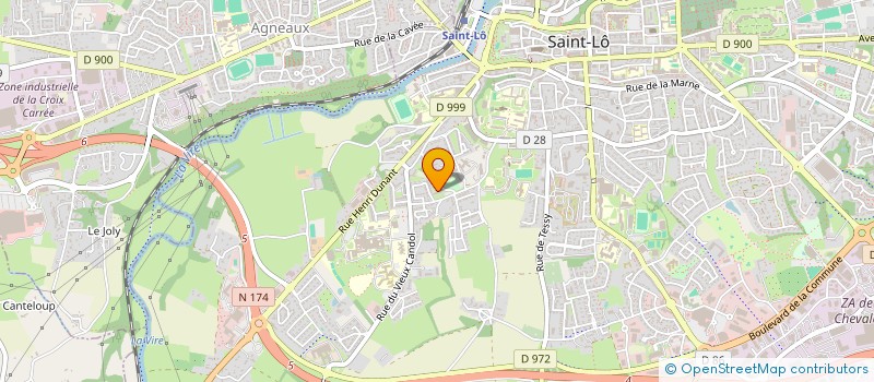 localisation de l'entreprise MONSIEUR RACHID JAKKIR  SAINT-LO