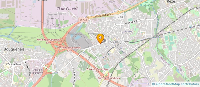 localisation de l'entreprise MONSIEUR RACHID JENDOUBI à NANTES