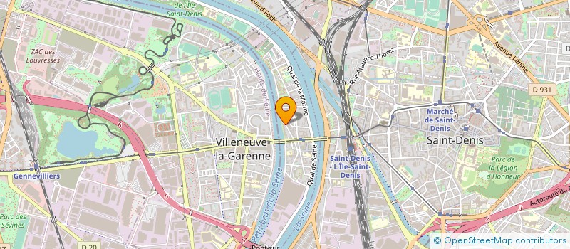 localisation de l'entreprise MONSIEUR RACHID KANAANI  L'ILE-SAINT-DENIS