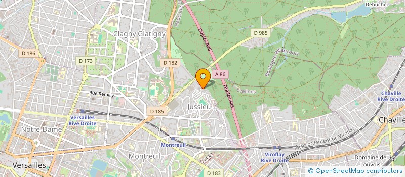 localisation de l'entreprise MONSIEUR RACHID KARIMI à VERSAILLES