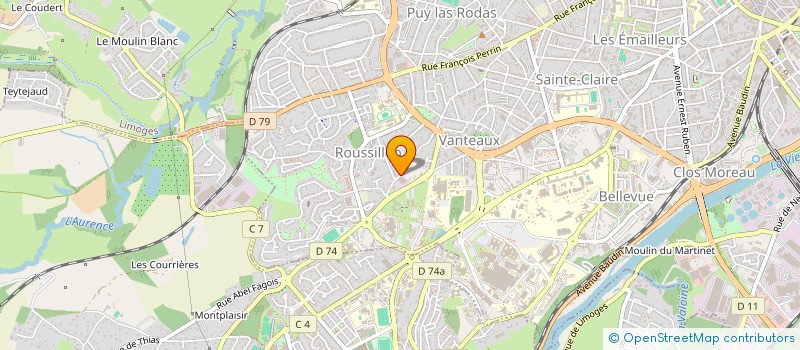 localisation de l'entreprise MONSIEUR RACHID KEBAILI à LIMOGES