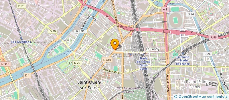 localisation de l'entreprise MONSIEUR RACHID KERDJA à SAINT-DENIS