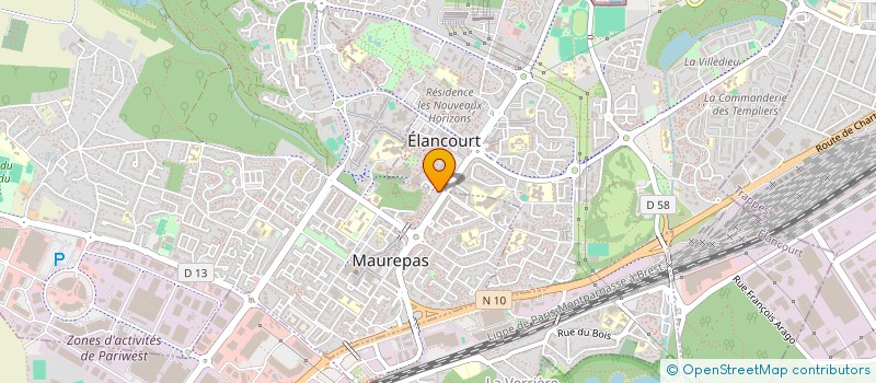 localisation de l'entreprise MONSIEUR RACHID KESMIA  MAUREPAS