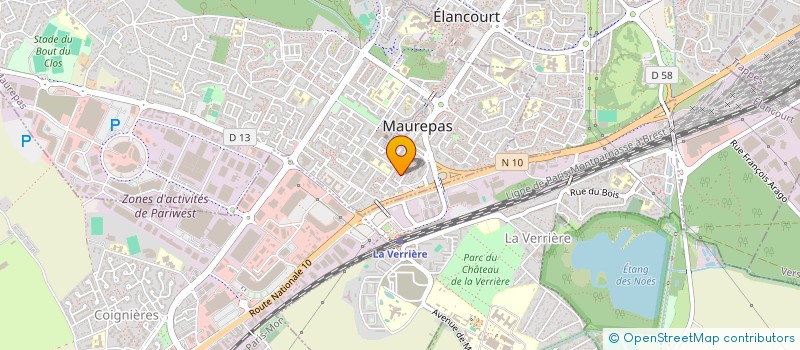 localisation de l'entreprise MONSIEUR RACHID KESSAS  MAUREPAS