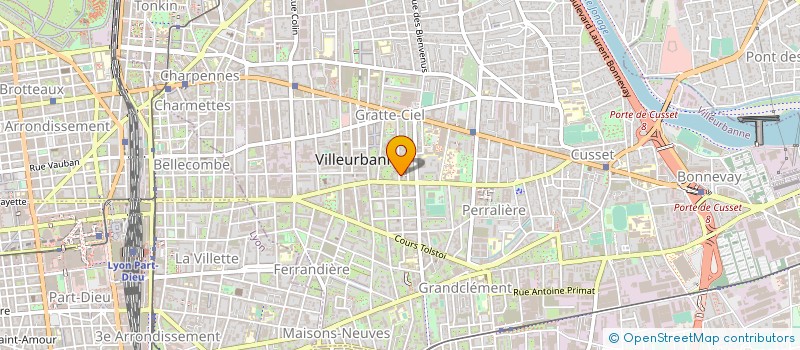 localisation de l'entreprise MONSIEUR RACHID KHADRAOUI à VILLEURBANNE