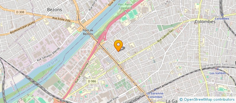 localisation de l'entreprise MONSIEUR RACHID KHALDOUNE à COLOMBES