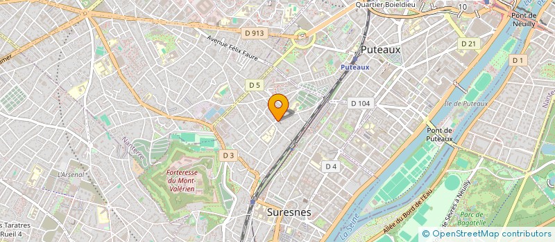 localisation de l'entreprise MONSIEUR RACHID KHALFAOUI HASSANI à SURESNES