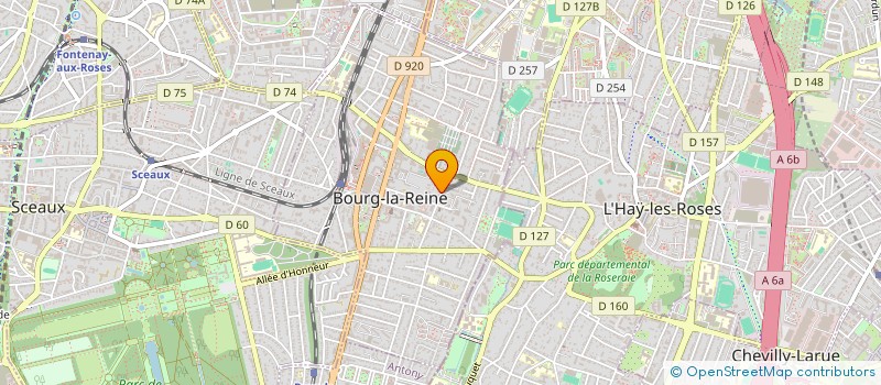 localisation de l'entreprise MONSIEUR RACHID KHALLOUFI à BOURG-LA-REINE