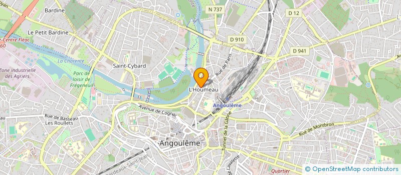 localisation de l'entreprise MONSIEUR RACHID KHATIBI à ANGOULEME
