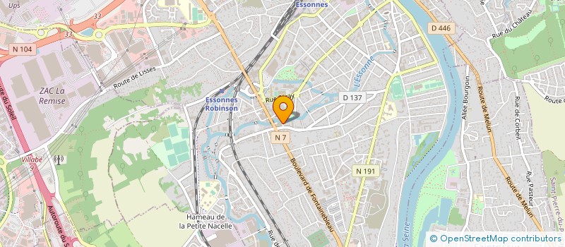 localisation de l'entreprise MONSIEUR RACHID KHAZRI à CORBEIL-ESSONNES