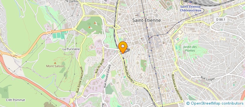 localisation de l'entreprise MONSIEUR RACHID KHELIL  SAINT-ETIENNE