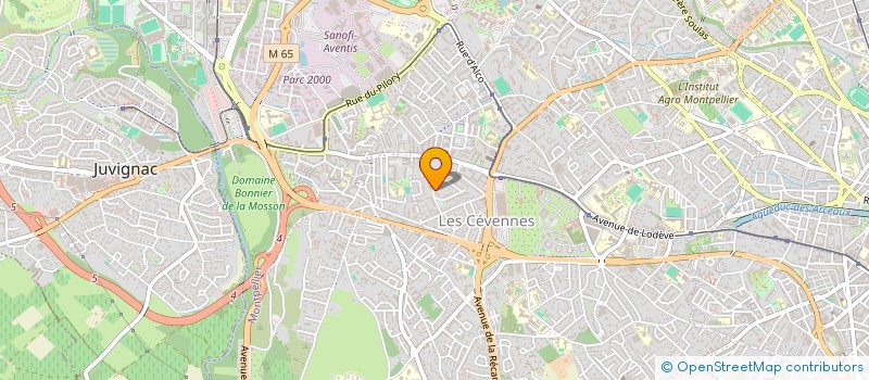 localisation de l'entreprise MONSIEUR RACHID KHITTOUCH à MONTPELLIER