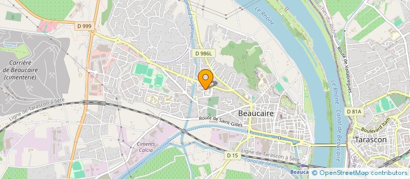 localisation de l'entreprise MONSIEUR RACHID KHOUYA  BEAUCAIRE